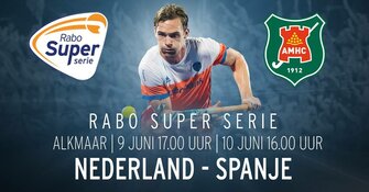 Hockeyinterlands Nederland-Spanje bij AMHC