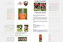 Alcmaria Victrix en Jong Holland organiseren voetbalclinic met Stefanie van der Gragt