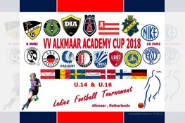 Geheel weekend internationaal meidentoernooi VV Alkmaar Academy Cup