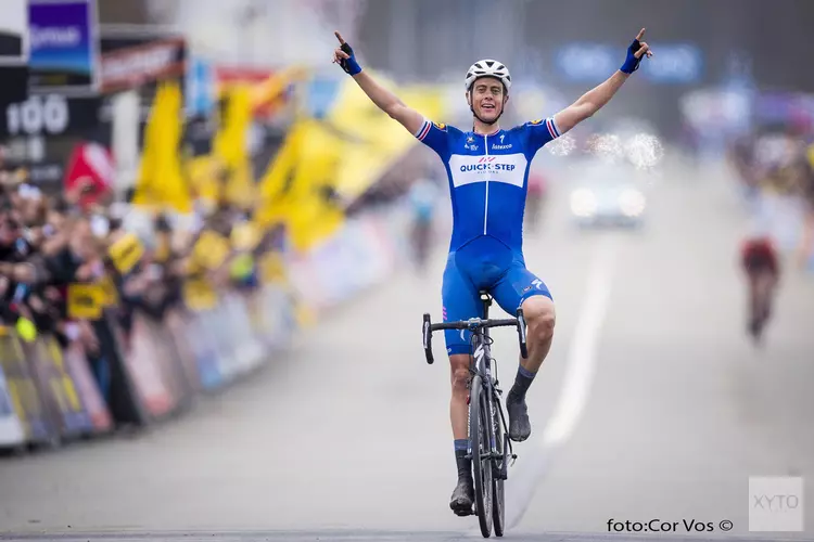 Niki Terpstra aan de start van de Wieler 3 daagse Alkmaar