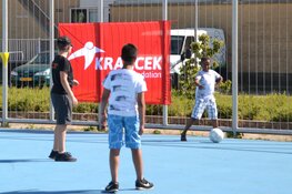 ‘Krajicek Playground het blauwe veldje’ door en voor de buurt