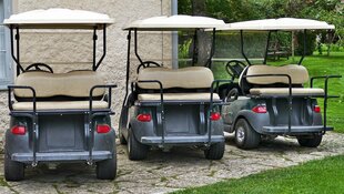 Dieven stelen peperdure accu van golfkarretje landgoed Willibrordus