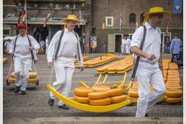 Alkmaarse kaasmarkt in teken van Tata Steel Chess Tournament