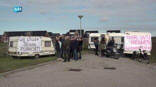 Geduld is op: Alkmaarse woonwagenbewoners protesteren voor meer staanplaatsen