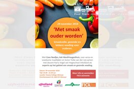 Hogeschool Inholland, Greenport NHN, FICA en Clusius College organiseren ‘Met Smaak ouder worden’
