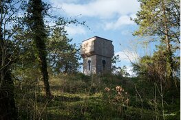 Vissersmonument in het licht
