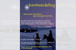 Kerstwandeling in Alkmaar Noord