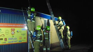 Brand in voetbalkantine in Schoorl