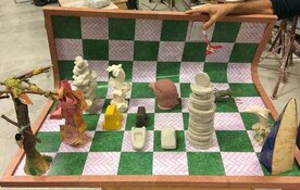 Bijzondere Pop up expositie Schaken en de schoonheid van de stilte.