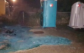 "Jeugd vandaliseert Egmond Wandel Marathon tegen reuma"