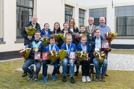 Wethouder sport huldigt ICG-deelnemers voor  sportprestaties in Lake Placid