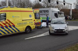 Man in Booster aangereden op Laan van brussel/ Huiswaarderweg