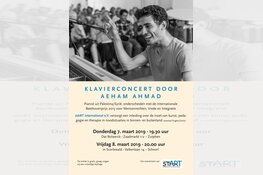 Klavierconcert door Aehem Ahmad, pianist tussen de puinhopen