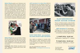 Klavierconcert door Aehem Ahmad, pianist tussen de puinhopen