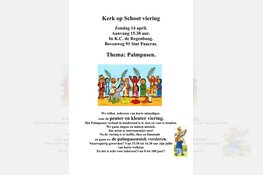Kerk op Schootviering Palmpasen 14 april 2019 Protestantse Kerk te Sint Pancras