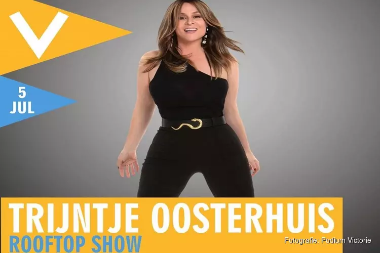 Trijntje Oosterhuis komt voor rooftop-show naar Podium Victorie