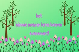 Het 'nieuwe mensen leren kennen' evenement
