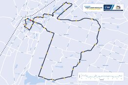 Helikoptervluchten boven de stad tijdens EK Wielrennen