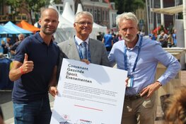 Gemeente Alkmaar tekent Convenant Gezonde Sportevenementen tijdens EK Wielrennen