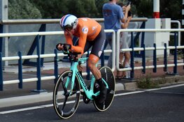 Toptalent Evenepoel schittert tijdens EK tijdrijden