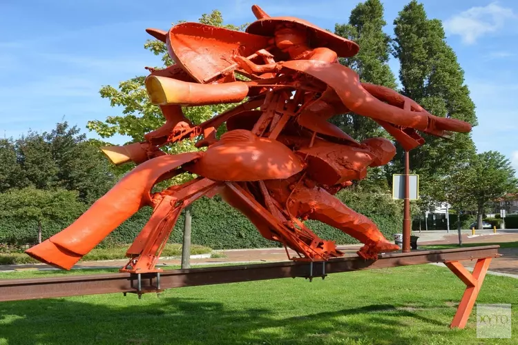 Fietstocht langs beeldende kunst in de openbare ruimte