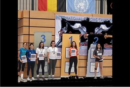 Goud voor Ava Emanuel (14 jaar) HollandSchermen op internationaal schermtoernooi in Duitsland