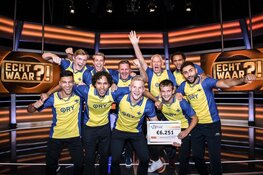 Alkmaarse Football Club &#39;34 wint 6.251 euro in SBS6-programma &#39;Echt Waar?!&#39;