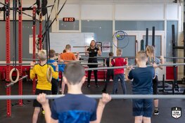 Sportief uurtje crossfit Victrix voor de SBO de Piramide