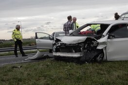 Vijf gewonden bij frontale botsing op N9: weg afgezet