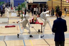 Florettist Ashwan Joemrati behaalt mooie 8e plaats op Duits schermtoernooi in Steinfurt