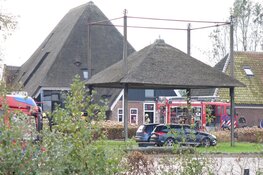 Brand in stolpboerderij