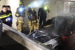 Brand in parkeergarage in Alkmaar