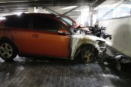 Brand in parkeergarage in Alkmaar