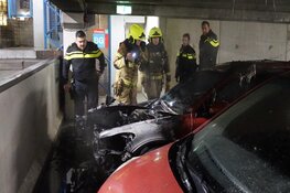 Brand in parkeergarage in Alkmaar