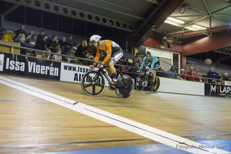 Baanwielrenners via Alkmaar op weg naar Tokyo