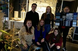 Studenten Bloem & Design openen pop-up kerstwinkel voor Campagneteam Huntington
