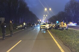 Ongeval met meerdere auto's op Alkmaarse ringweg