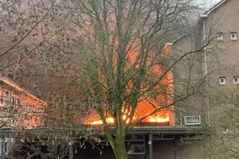 Hevige brand in school PCC Fabritius in Alkmaar is aangestoken