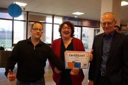 Feestelijke uitreiking certificaten Leerplein WNK