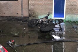 Scooter in brand in Alkmaar