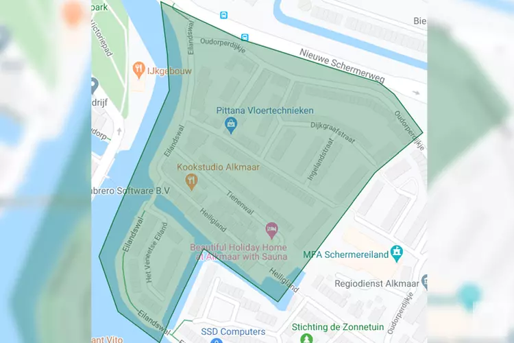 Tijdelijk gratis vergunningshouders parkeren deel Schermereiland