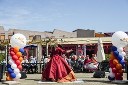 Karin Bloemen verrast bewoners De Oudtburgh tijdens Ali B Vrienden Tour