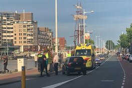 Fietser gewond na ongeval op Kanaalkade
