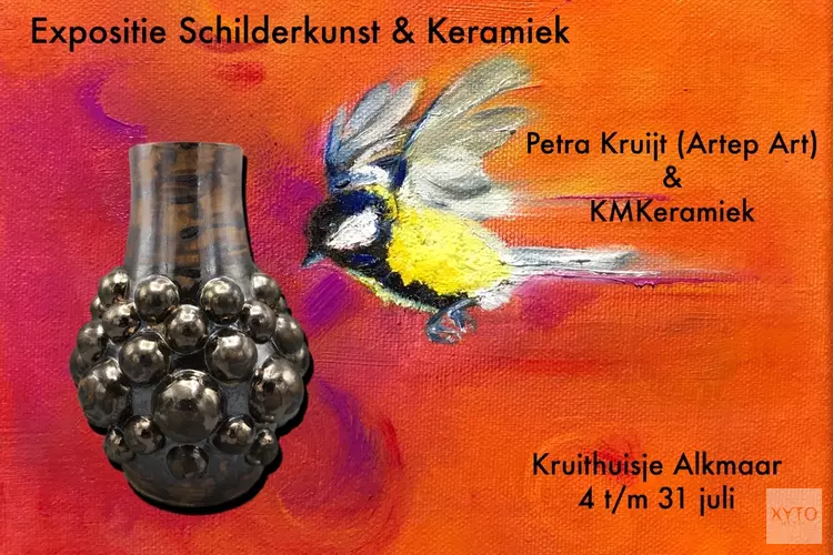 Expositie Petra Kruijt (Artep Art) en KMKeramiek Kruithuisje