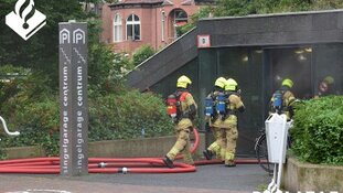 Getuigen gezocht van brand in parkeergarage