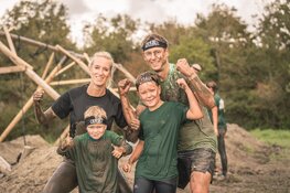35 Baggervette obstakels overwinnen tijdens de Major Family Obstacle Run op 13 september