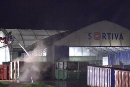Brand bij Sortiva in Alkmaar