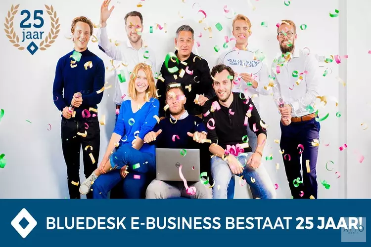 Bluedesk viert als Alkmaars E-Commerce bedrijf haar 25-jarig jubileum