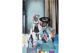 BLAUW, één kleur, zes kunstenaars: een tentoonstelling bij Kunstuitleen Alkmaar met werk van zes kunstenaars in 1 kleur