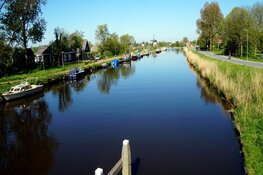 Afsluiting fietspad Molenkade in Alkmaar